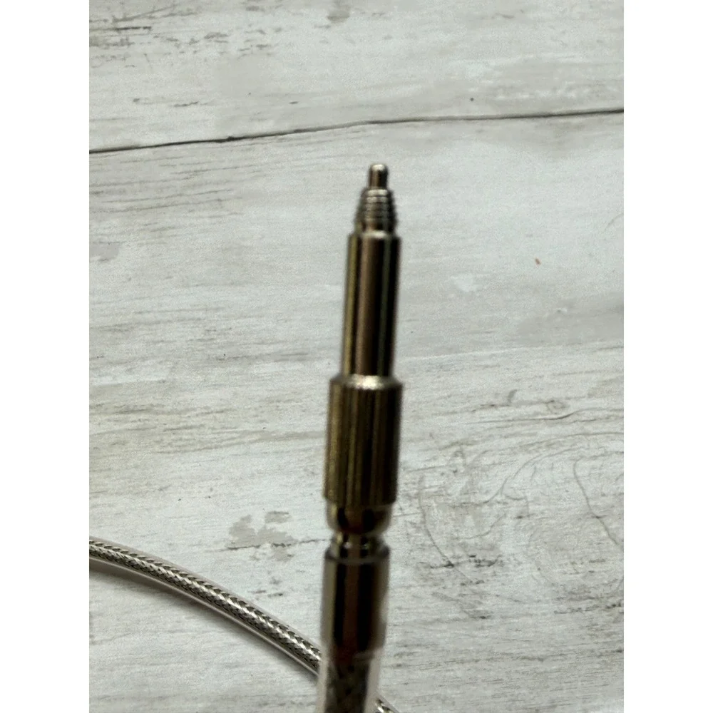 Vintage Camera Shutter Release Cable 36 Inch Braided Metal Japan Plunger Style